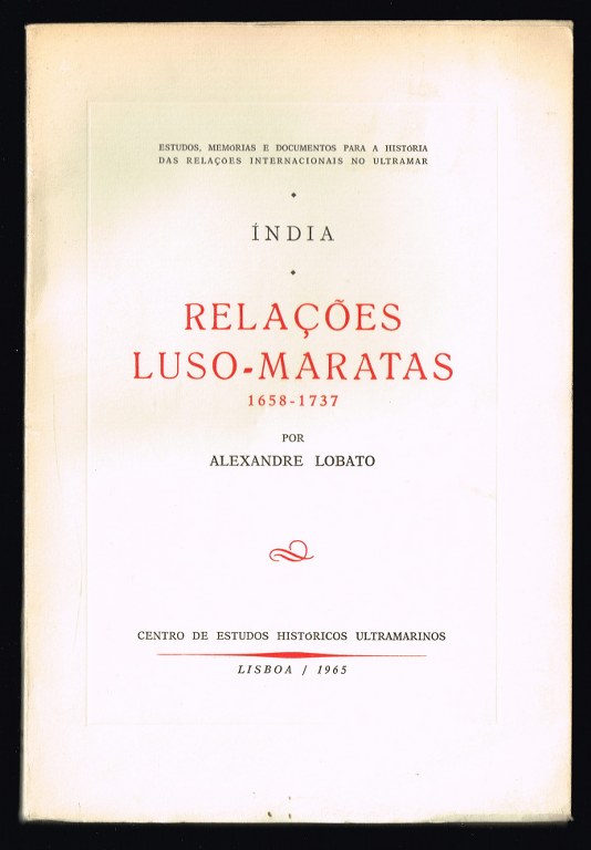 RELAES LUSO-MARATAS 1658-1737